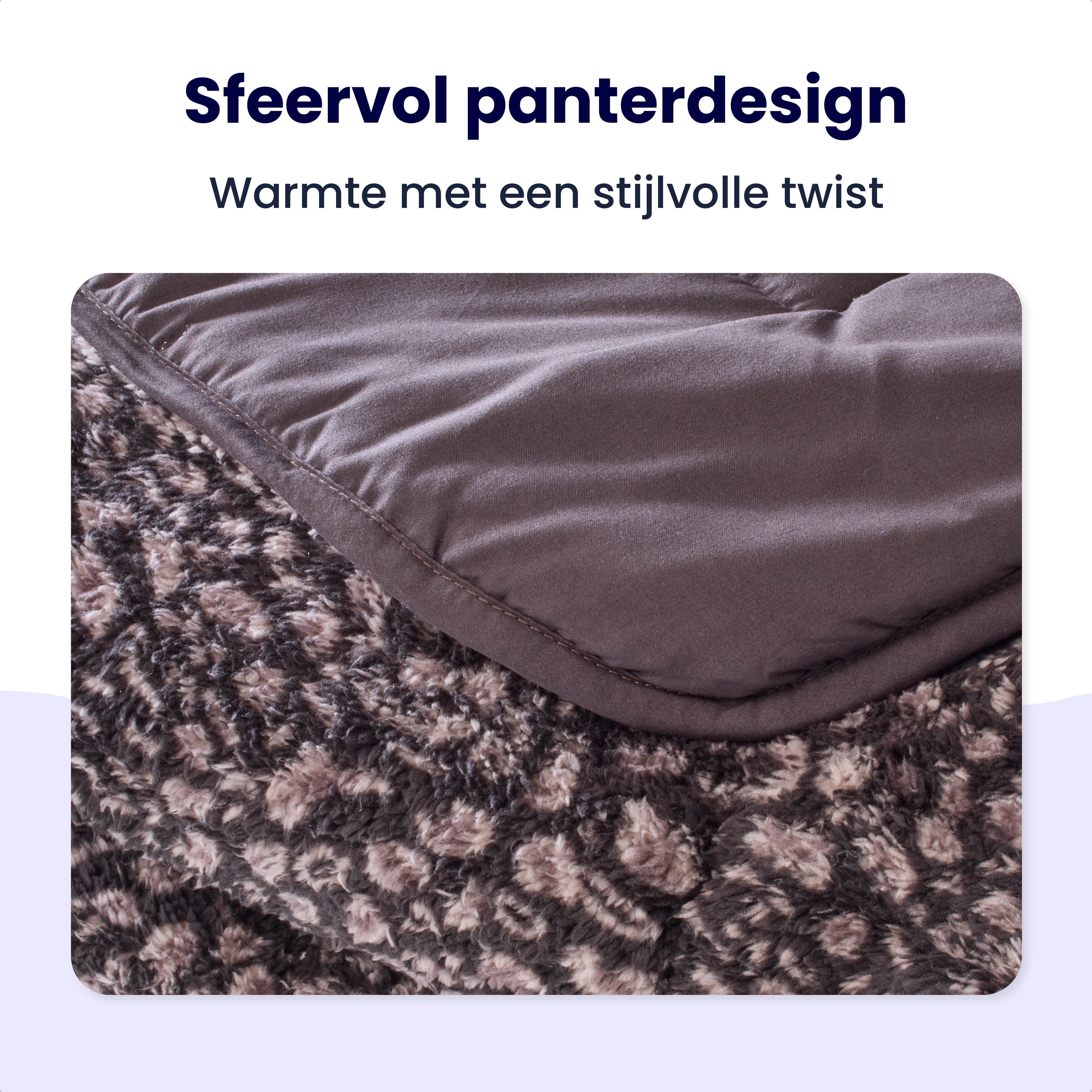 Soulsnooze Teddy Dekbed met Panter Design
