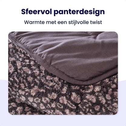 Soulsnooze Teddy Dekbed met Panter Design